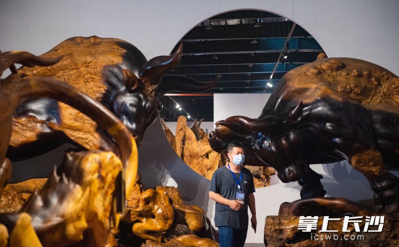 天意木国——世界木文化博物馆的木雕让人震撼。